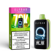 Elf Bar MoonNight 70K Disposable Vape - 70K Puffs - 20ml - Strawberry Kiwi Ice
