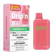 Drip'n by Envi 8mL Disposable Vape - 16K Puffs - 8mL - Watermelona CG