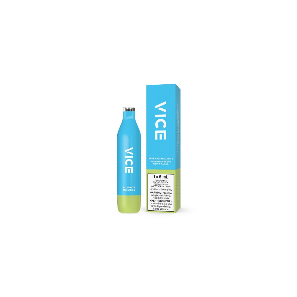 VICE 2500 Disposable Vape - 2500 Puffs - 6mL - Blue Razz Melon Ice