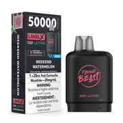 Weekend Watermelon - Flavour Beast Level X G2 Ultra Replacement Vape Pod - 50K Puffs - 20mL
