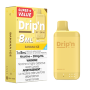 Drip'n by Envi 8mL Disposable Vape - 16K Puffs - 8mL - Banana Ice