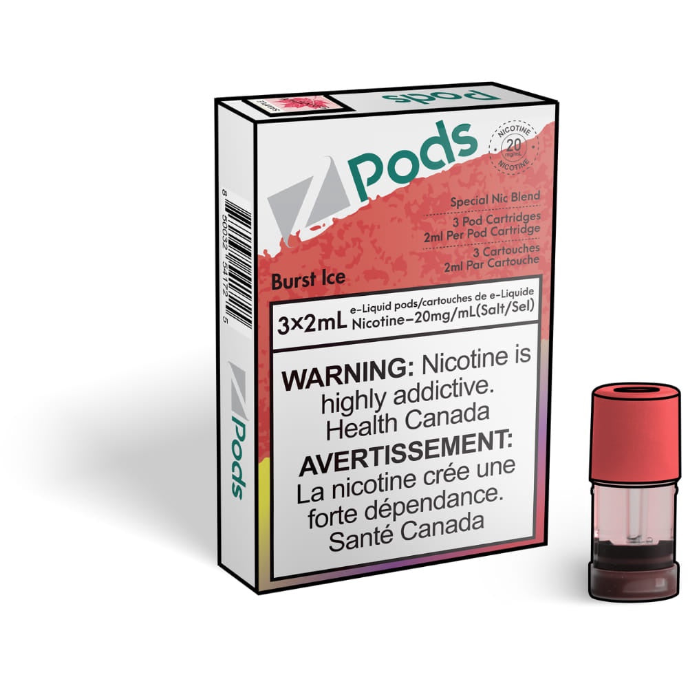 ZPods Pre-Filled Pods - 3 Pack - Burst Ice - 20mg - 2mL