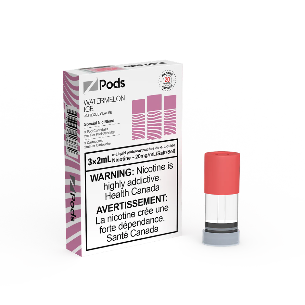 ZPods Pre-Filled Pods - 3 Pack - Watermelon Ice - 20mg - 2mL