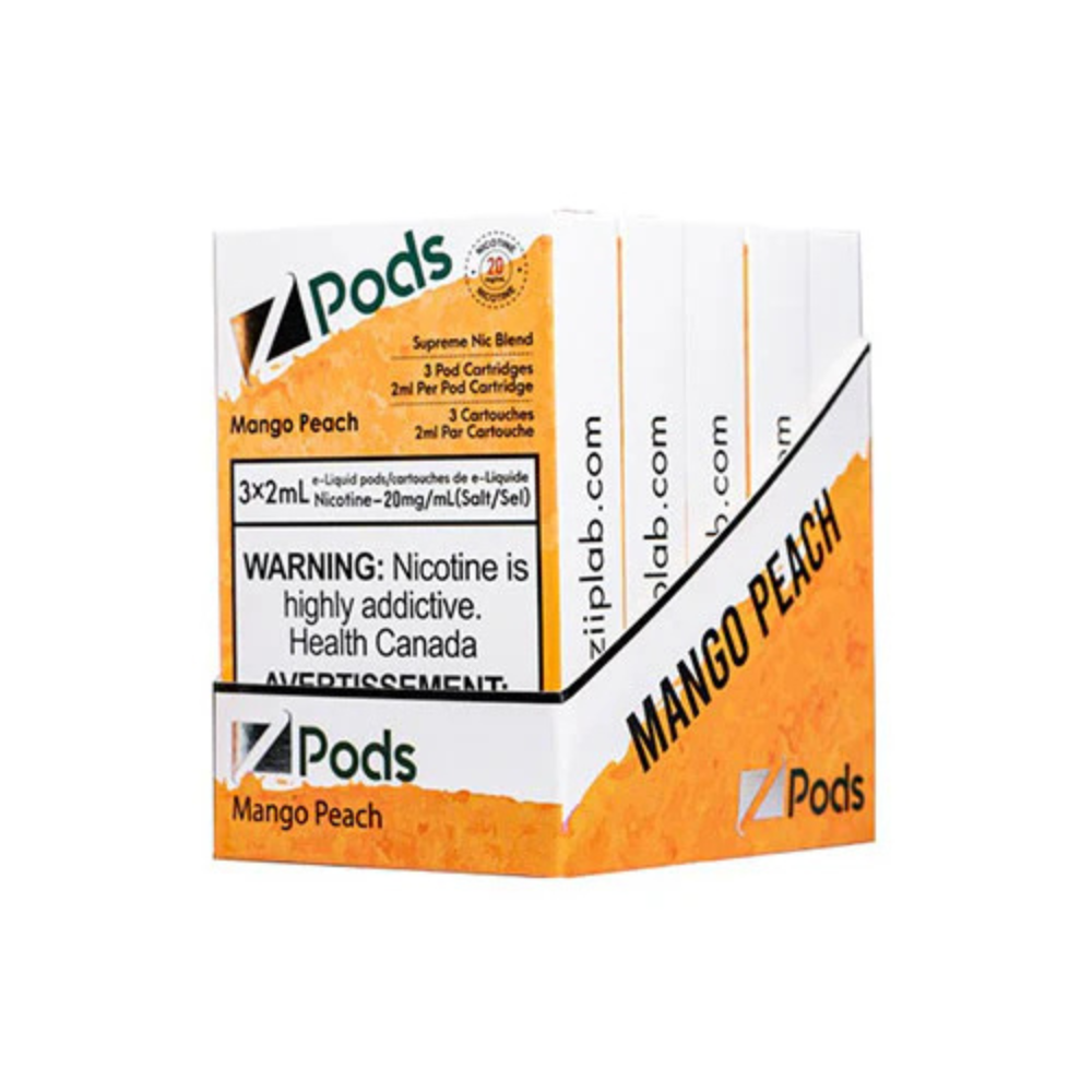 ZPods Pre-Filled Pods - 3 Pack - Mango Peach - 20mg - 2mL